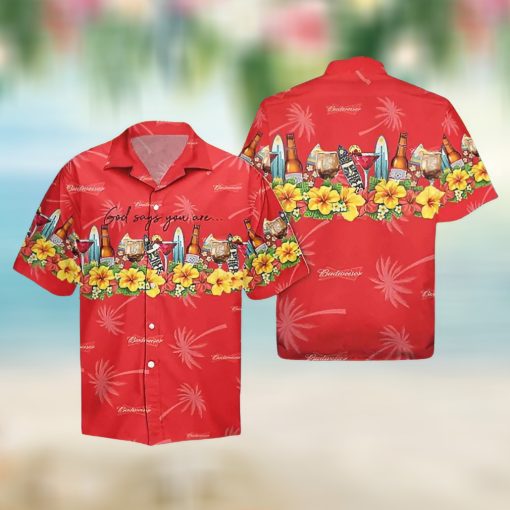 Summer Budweiser Beer Hawaiian Shirt