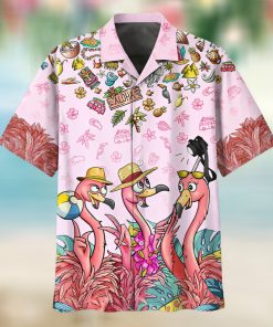 Taking Selfies Aloha Items Button Down For Flamingo Hawaii Shirt