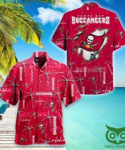 Tampa Bay Buccaneers NFL Palm On Elie Hawaiian Shirt