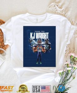 Thank You 50 K.J. Wright Seattle Seahawks Shirt