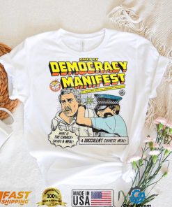 This Is Democracy Manifest Illustration shirt