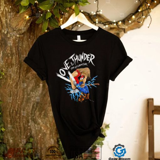 Thor Love and Thunder Thor vs God Butcher cartoon shirt