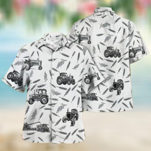 Tractor Pattern, Hawaiian Shirt, Best Hawaiian Shirt