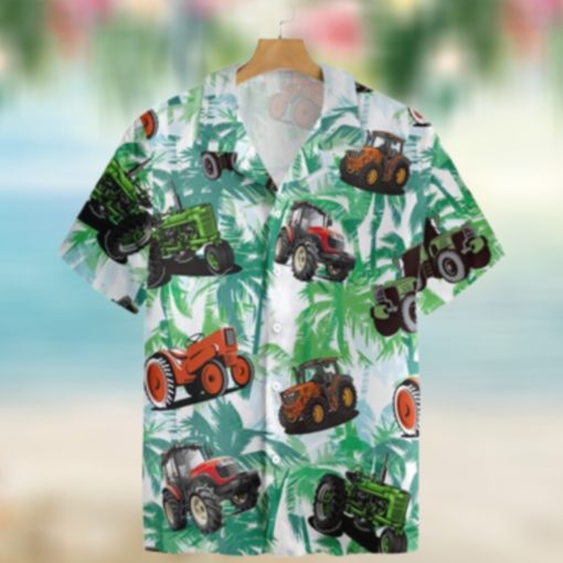 Tractors Tropical Summer Hawaiian Shirt removebg preview