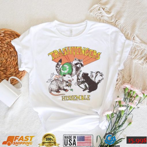 Trasnvengers Hissemble Opossum Raccoon Avengers shirt
