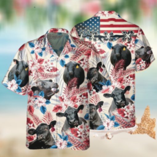 Tropical American Flag Hawaii Shirt removebg preview