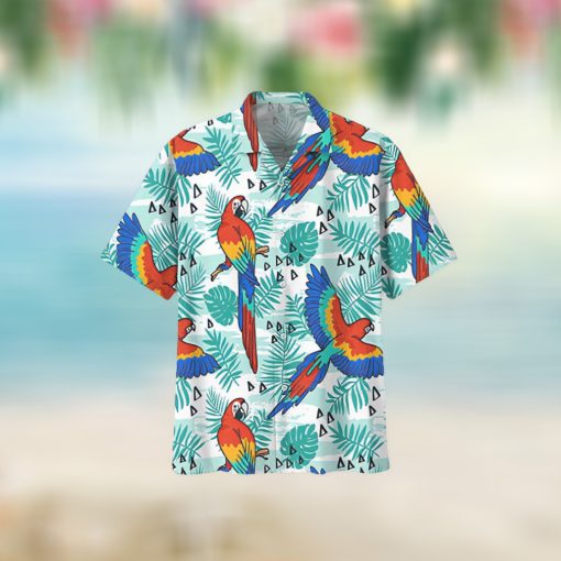 Tropical Parrot For Button Down Parrot Hawaii Shirt