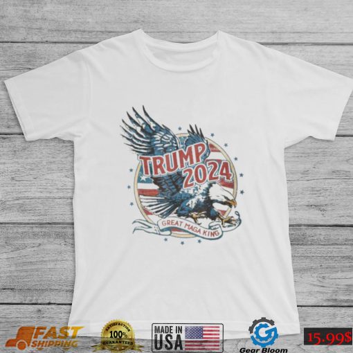 Trump 2024 great maga king shirt