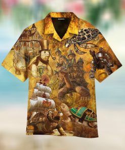 Turtle Steampunk Hawaiian Shirt