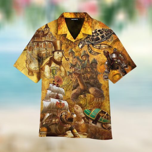 Turtle Steampunk Hawaiian Shirt