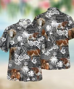 Tx Longhorn Tribal Pattern Hawaiian Shirt  Best Hawaiian Shirt