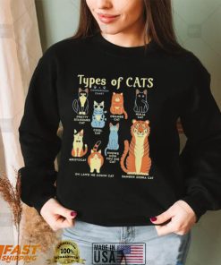 Types of cat comparison cat orange shirt