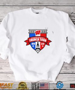Under Armour Wisconsin Badgers basketball French Tour 2022 logo shirt
