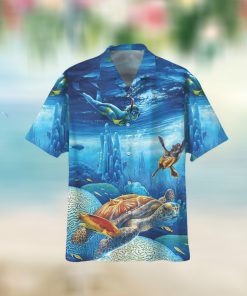 Underwater Life Turtle For Turtle Aloha Hawaii Shirt