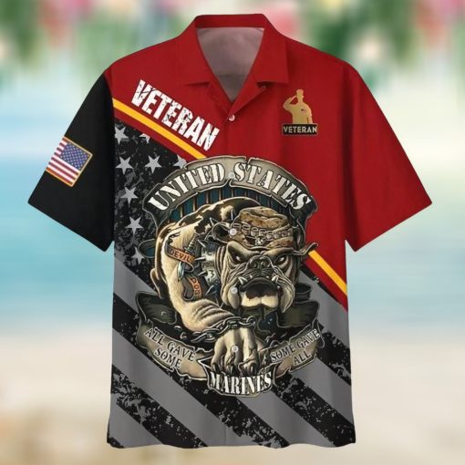 Us Marine Corps Devil Dog All Gave Some  Some Gave All Hawaiian Shirt