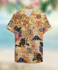 Veteran We The People American Flag For Independence Day 4th Of July For Soldier Veteran Hawaii Shirt