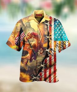 We The People American Dragon And The Statue Of Liberty For Independence Day 4th Of July Hawaii Shirt