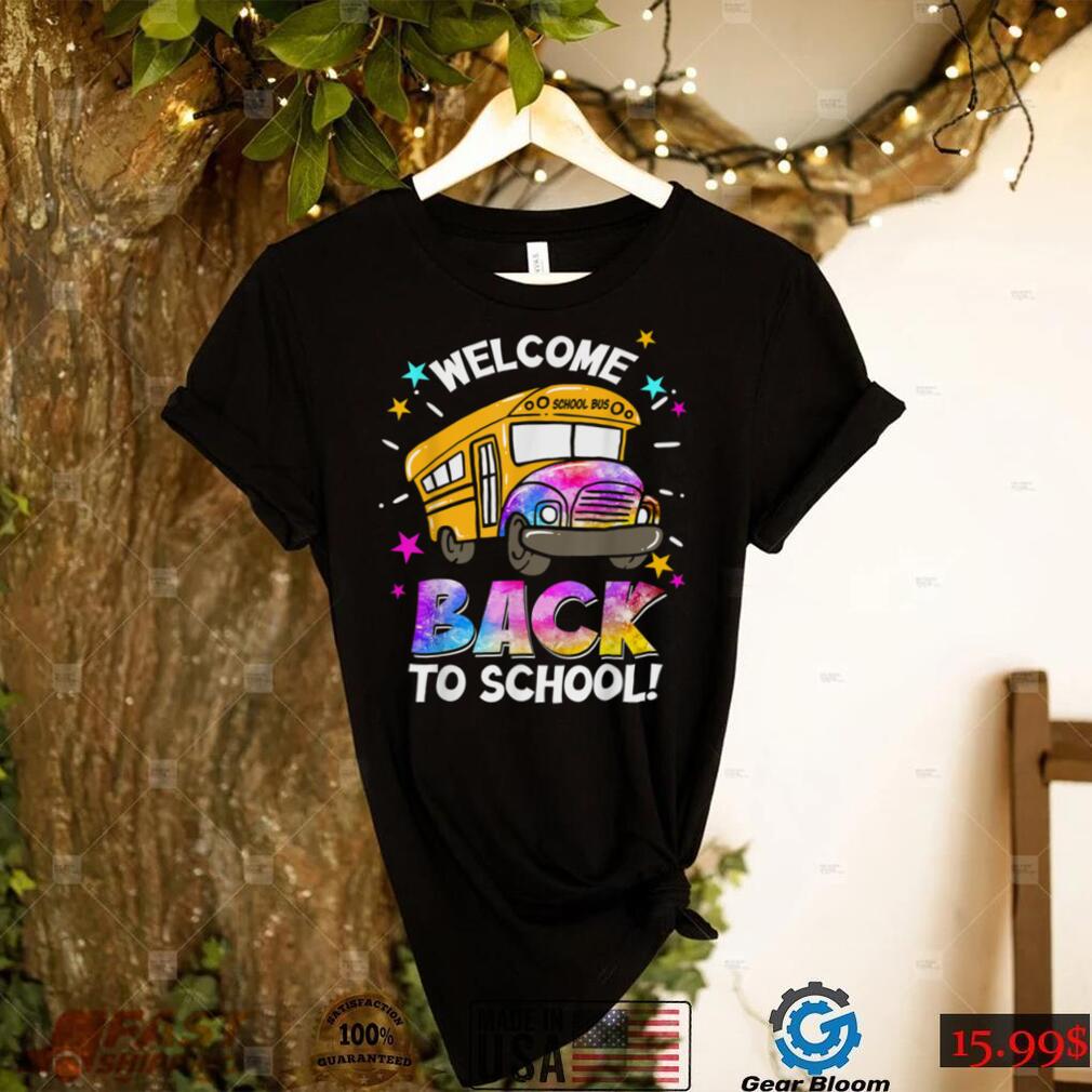 _Welcome Back To School_ for Bus Drivers Transportation Dept T Shirt ...