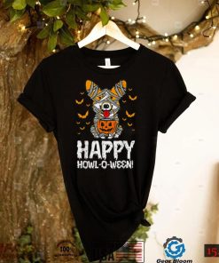 Welsh Corgi Witch Happy Howl O Ween Halloween Dog Lovers T Shirt