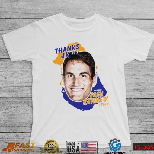 West Coast Eagles Thanks Jk 17 700 Goals Josh Kennedy Tyjk Shirt