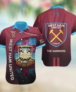 West Ham United 3D The Hammers Hawaiian Shirt