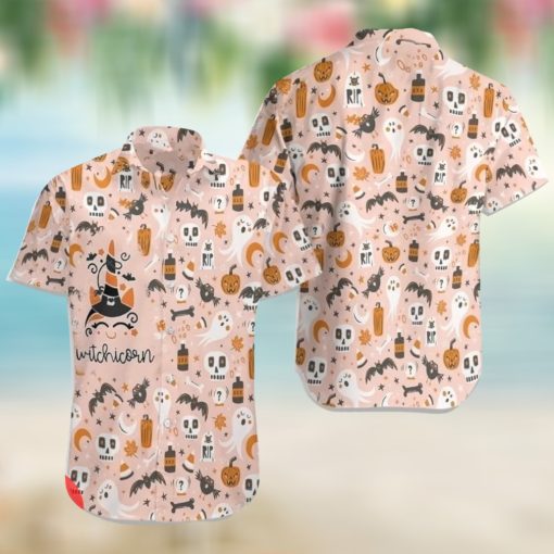 Witchicorn Halloween Unicorn Hawaiian Shirt