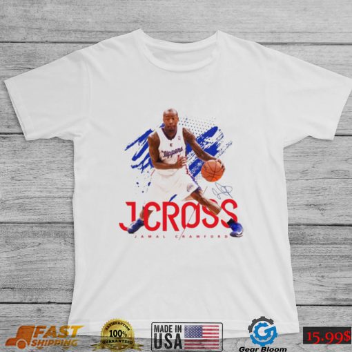 Jamal Crawford Los Angeles Clippers J. Cross signature shirt