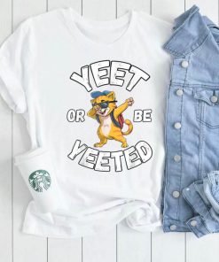 Yeet Or Be Yeeted Cool Cat Dabbing Back To School Sunglasses T Shirt