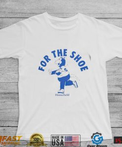 Indianapolis Colts mascot for the shoe shirt