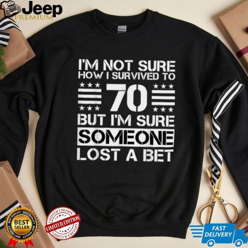 70 Years Old Birthday Squad 70th Birthday Turning Man Party T Shirt