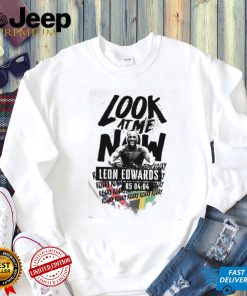 Look at me new Leon Edwards rolky t shirt