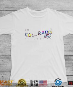 Colorado Avalanche Erin Andrews greetings from muscle 2022 shirt