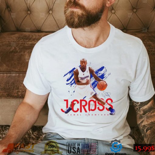 Jamal Crawford Los Angeles Clippers J. Cross signature shirt