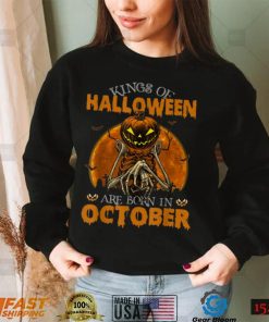 kings of halloween are born in october T Shirt