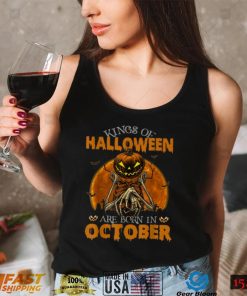 kings of halloween are born in october T Shirt