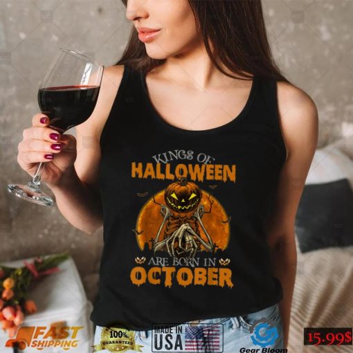 kings of halloween are born in october T Shirt