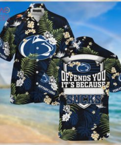 limited penn state nittany lions summer hawaiian shirt and shorts with tropical patterns for fans 1 jCv92