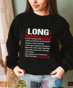 long is most known for human lie detector shirt shirt