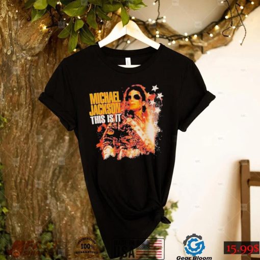 michael jackson blood shirt this is it tour 2009 Shirt