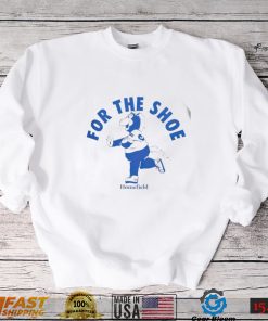 Indianapolis Colts mascot for the shoe shirt