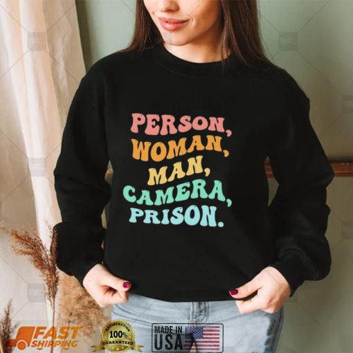 person woman man camera prison shirt Shirt