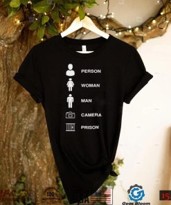 person woman man camera prison t shirt Shirt