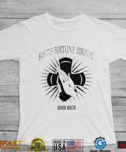 Fortis Fortuna Adiuvat John Wick cross shirt