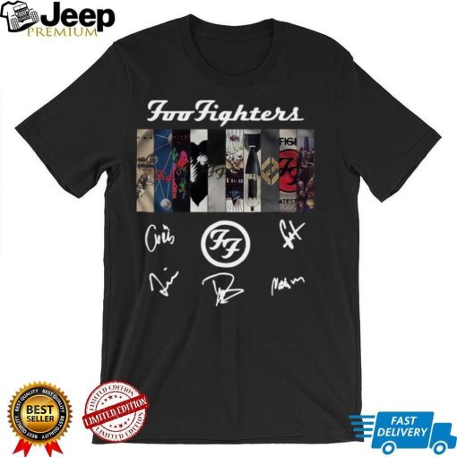 Foo Fighters Logo Signatures T Shirt