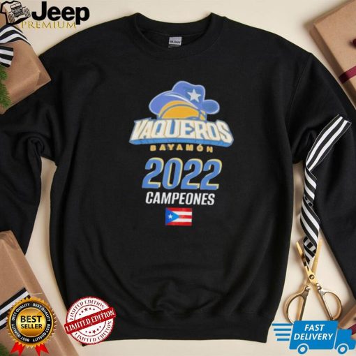 Vaqueros de bayamon campeones 2022 shirt