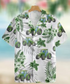 tropical green tractor hawaiian shirt 152 removebg preview