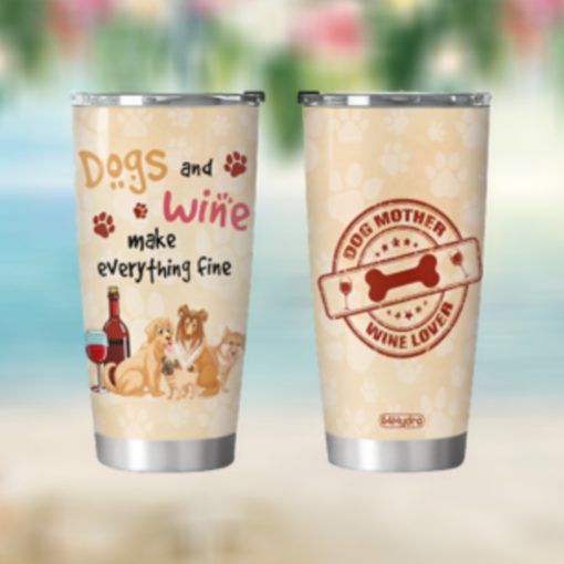 xWine And Dogs THV1410011 Stainless Steel Tumbler