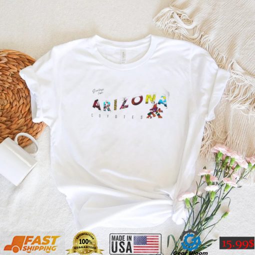 Arizona Coyotes Erin Andrews greetings from muscle 2022 shirt