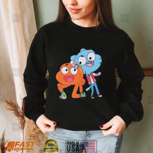 xmas character gumball and darwin shirt Shirt