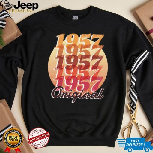 Original 1957 Design   For Men and Women Born in 1957 Sweatshirt